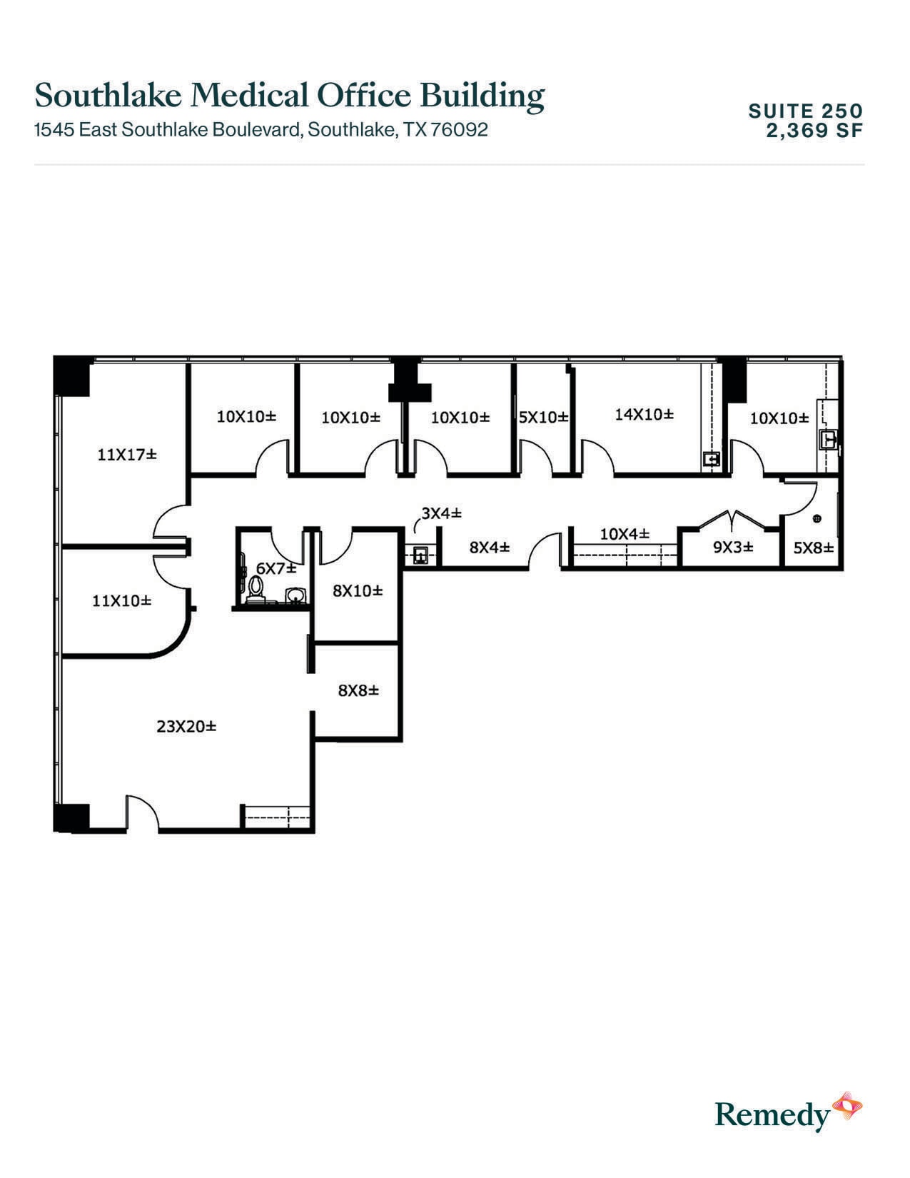 1545 E Southlake Blvd, Southlake, TX à louer Plan d’étage– Image 1 sur 1