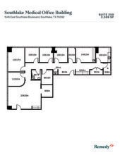 1545 E Southlake Blvd, Southlake, TX à louer Plan d’étage– Image 1 sur 1