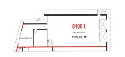8072-8120 Rte Transcanadienne, Montréal, QC à louer Plan d’étage– Image 1 sur 1