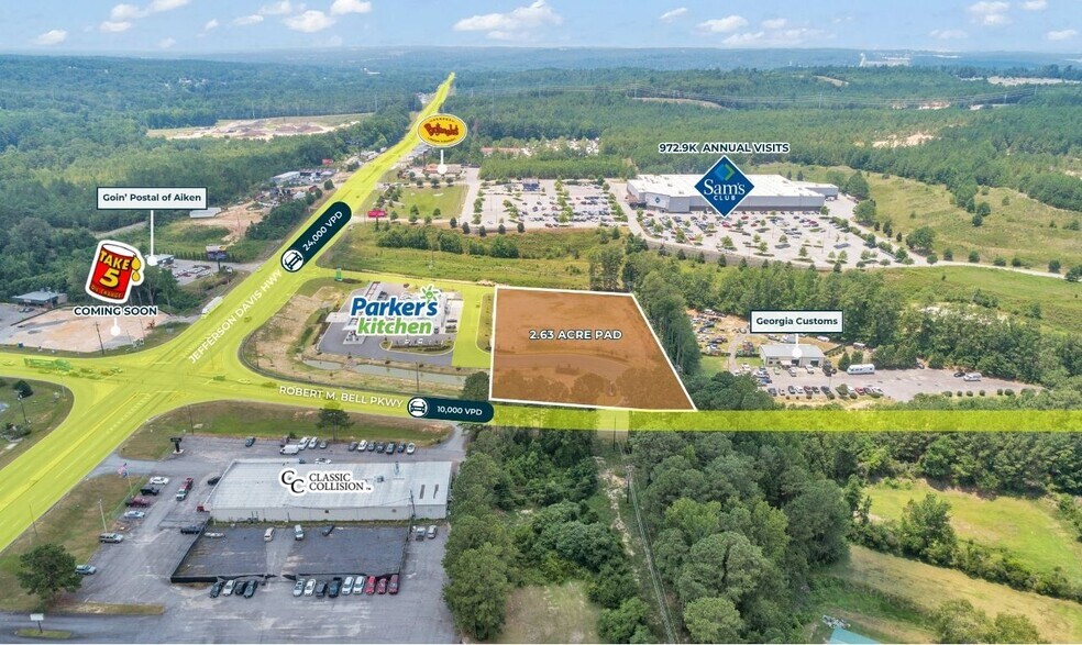 140 Jefferson Davis Hwy, Aiken, SC à vendre - Photo de l’immeuble – Image 3 sur 21