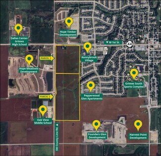 Plus de détails pour SW County Line Road Rd, Grimes, IA - Terrain à vendre