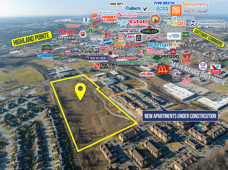 3050-3138 Fairview Dr, Owensboro, KY à vendre - Aérien – Image 1 sur 3
