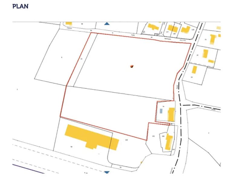 Terrain dans Saint-Genis-sur-Menthon à vendre - Plan de site – Image 2 sur 3