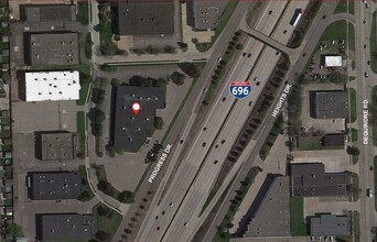 25780-25790 Commerce Dr, Madison Heights, MI - VUE AÉRIENNE  vue de carte
