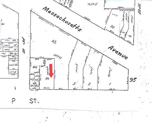 2029-2031 P St NW, Washington, DC à louer - Plan cadastral – Image 2 sur 2