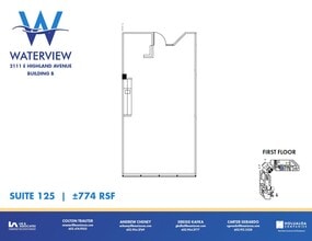 2111 E Highland Ave, Phoenix, AZ à louer Plan d’étage– Image 1 sur 1