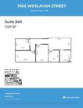 3100 Weslayan St, Houston, TX à louer Plan d’étage– Image 1 sur 1