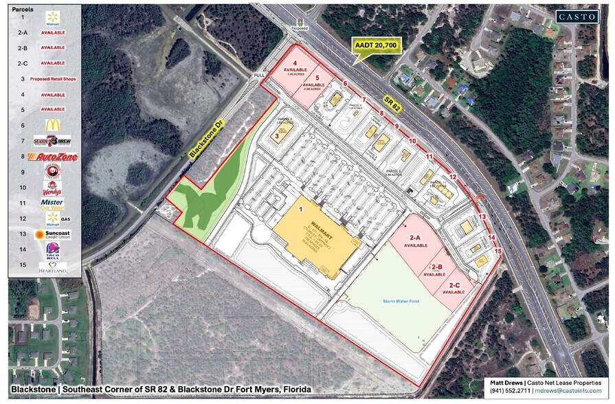 336 Blackstone Dr, Fort Myers, FL à vendre - Plan de site – Image 2 sur 4