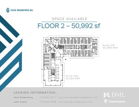 3250 Briarpark Dr, Houston, TX à louer Plan d’étage– Image 1 sur 1