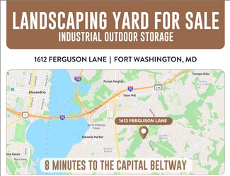 Plus de détails pour 1612 Ferguson Ln, Fort Washington, MD - Terrain à vendre