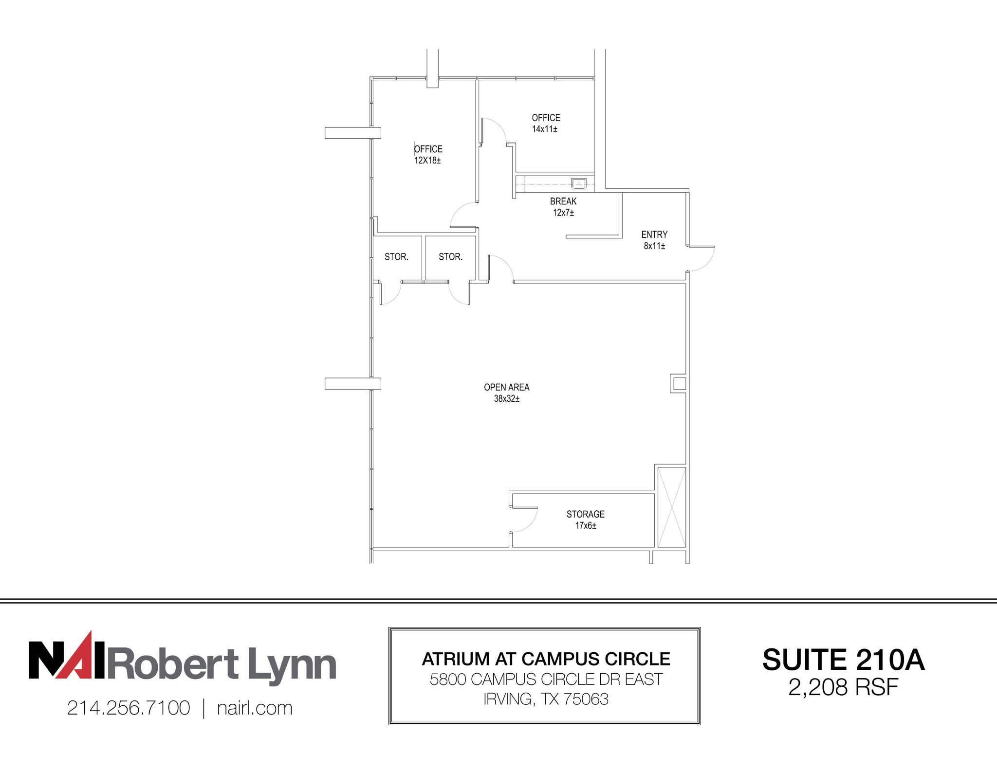 5800 Campus Circle Dr E, Irving, TX à louer Plan d’étage– Image 1 sur 1