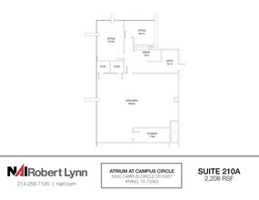 5800 Campus Circle Dr E, Irving, TX à louer Plan d’étage– Image 1 sur 1