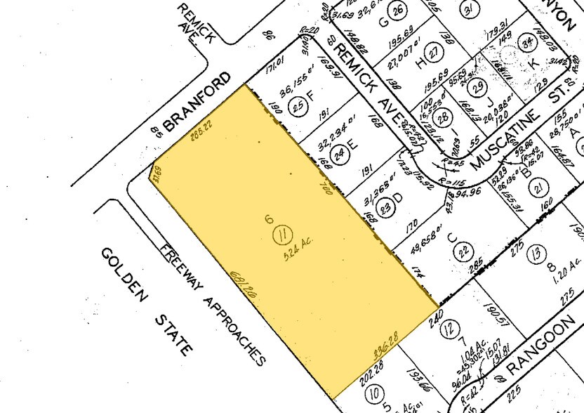 12990 Branford St, Pacoima, CA à vendre - Plan cadastral – Image 3 sur 56