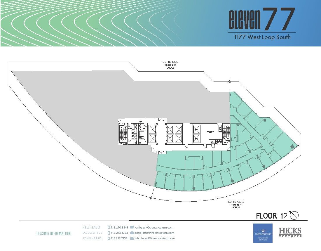 1177 West Loop S, Houston, TX à louer Plan d’étage– Image 1 sur 1