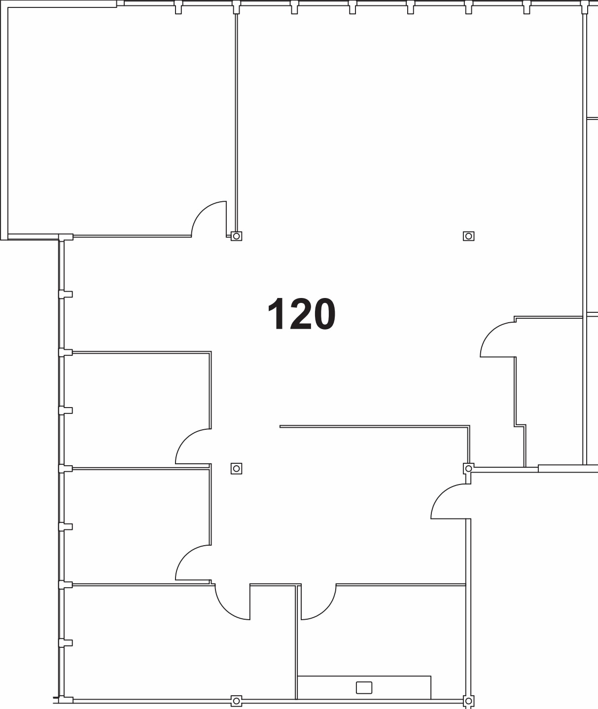 8825 Aero Dr, San Diego, CA à louer Plan d’étage– Image 1 sur 2