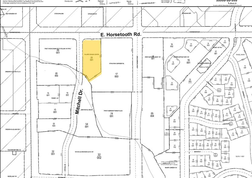 3600 Mitchell Dr, Fort Collins, CO à louer - Plan cadastral – Image 2 sur 10