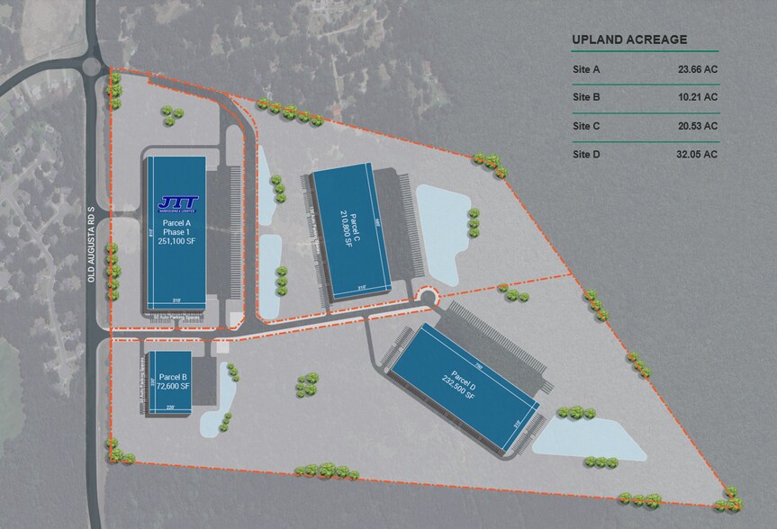 0 Old Augusta Rd, Rincon, GA à louer - Plan de site – Image 3 sur 3