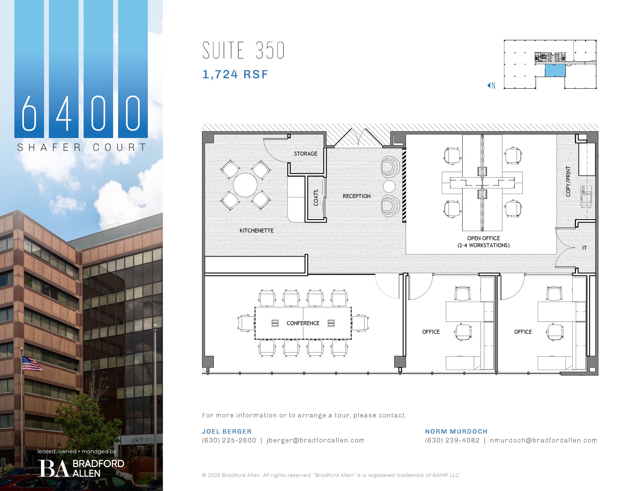 6400 Shafer Ct, Rosemont, IL à louer Plan d’étage– Image 1 sur 1