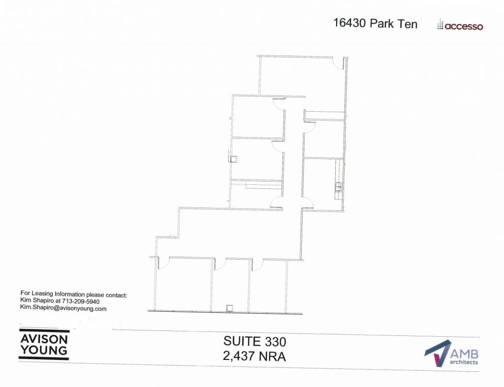 16340 Park Ten Place Dr, Houston, TX à louer Plan d’étage– Image 1 sur 1