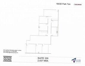 16340 Park Ten Place Dr, Houston, TX à louer Plan d’étage– Image 1 sur 1