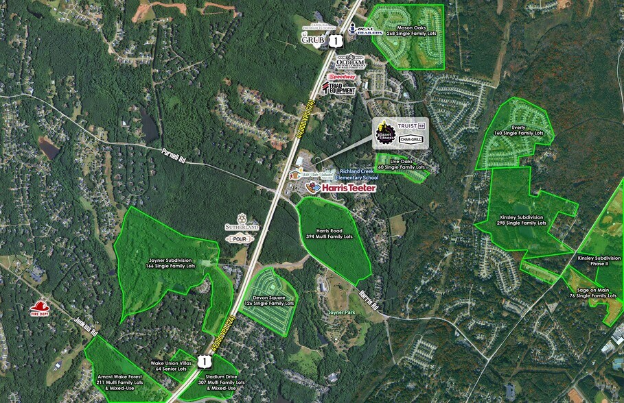 0 Wrigley Drive, Wake Forest, NC à vendre - Aérien – Image 2 sur 2