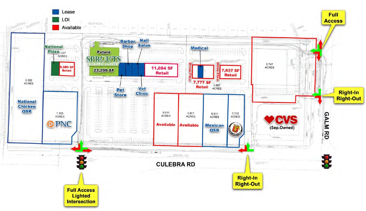 000 Culebra Rd, San Antonio, TX à louer Plan de site– Image 1 sur 5