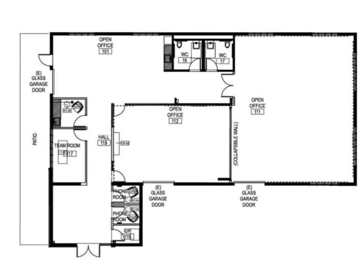 4095-4115 Redwood Ave, Marina Del Rey, CA à louer Plan d’étage– Image 1 sur 1