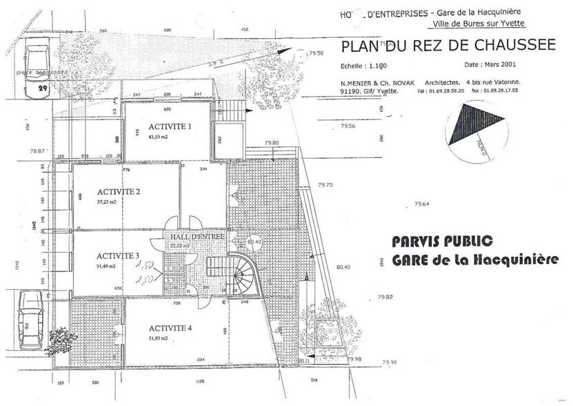 Bureau dans Bures-sur-Yvette à louer - Plan d’étage – Image 2 sur 5