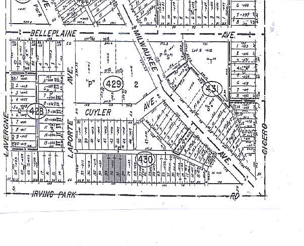 4900-4910 W Irving Park Rd, Chicago, IL à louer - Plan cadastral – Image 2 sur 9