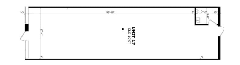 63-65 Clarke Rd, London, ON à louer Plan d’étage– Image 1 sur 1