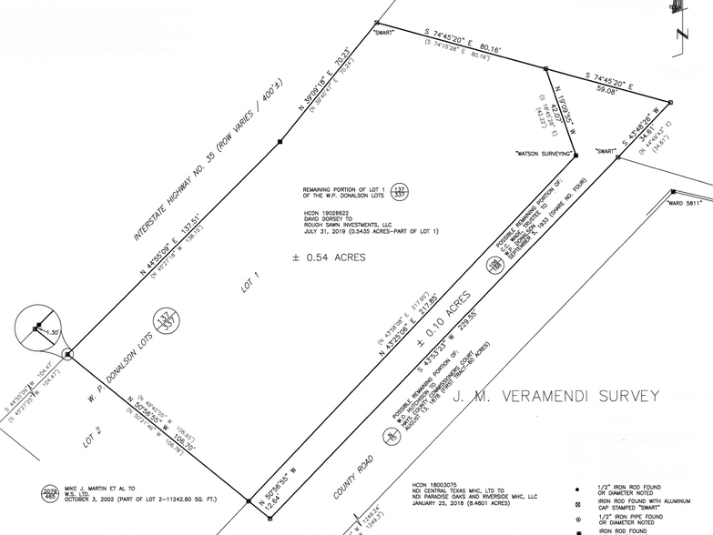 1800 IH 35, San Marcos, TX à louer - Plan cadastral – Image 2 sur 3
