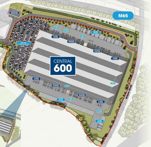 Central Dr, Preston à louer - Plan de site – Image 1 sur 4