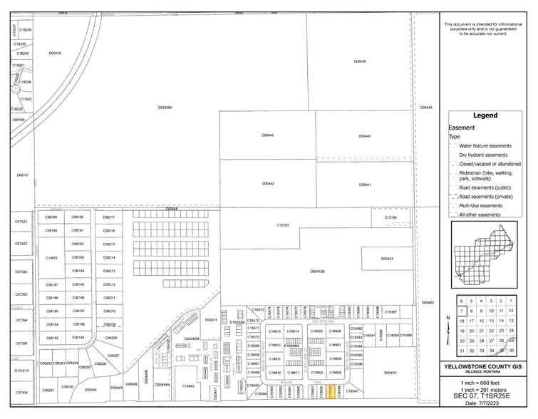 6508 Wagon Trl, Billings, MT à vendre - Plan cadastral – Image 2 sur 2