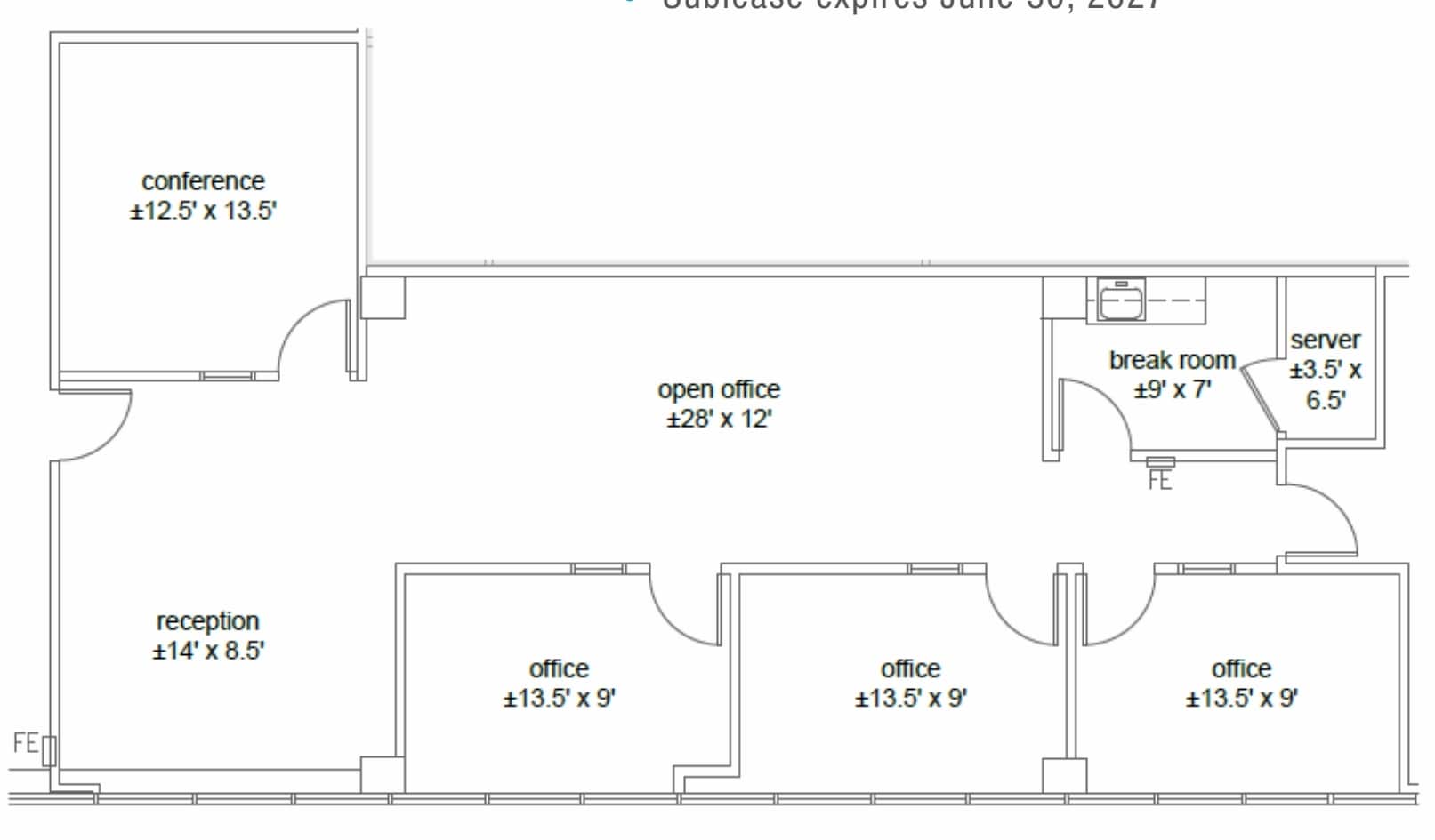 9988 Hibert St, San Diego, CA à louer Plan d’étage– Image 1 sur 1