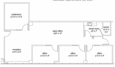 9988 Hibert St, San Diego, CA à louer Plan d’étage– Image 1 sur 1
