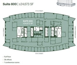555 12th St, Oakland, CA à louer Plan d’étage– Image 1 sur 1