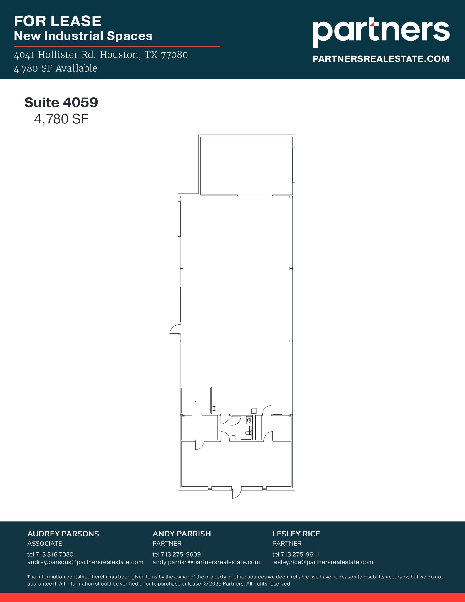 4041-4071 Hollister Rd, Houston, TX à louer Plan de site– Image 1 sur 1