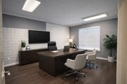 Modern executive office with sleek design