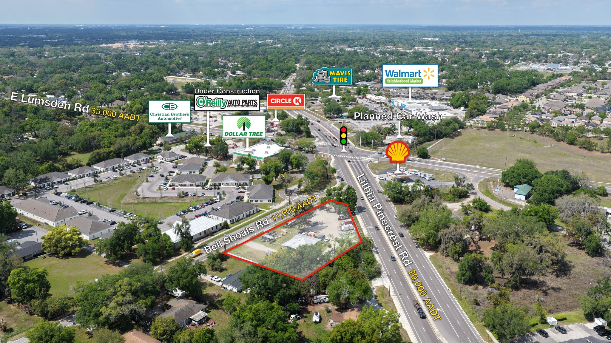 1010 Lithia Pinecrest Rd, Brandon, FL à louer Photo principale– Image 1 sur 4