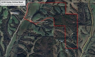 Plus de détails pour 14100 Gailey Hollow Rd, Siloam Springs, AR - Terrain à vendre