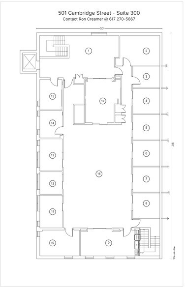 501 Cambridge St, Cambridge, MA à louer - Plan d’étage – Image 2 sur 15