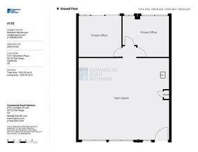 5151 Shoreham Pl, San Diego, CA à louer Plan d’étage– Image 1 sur 8