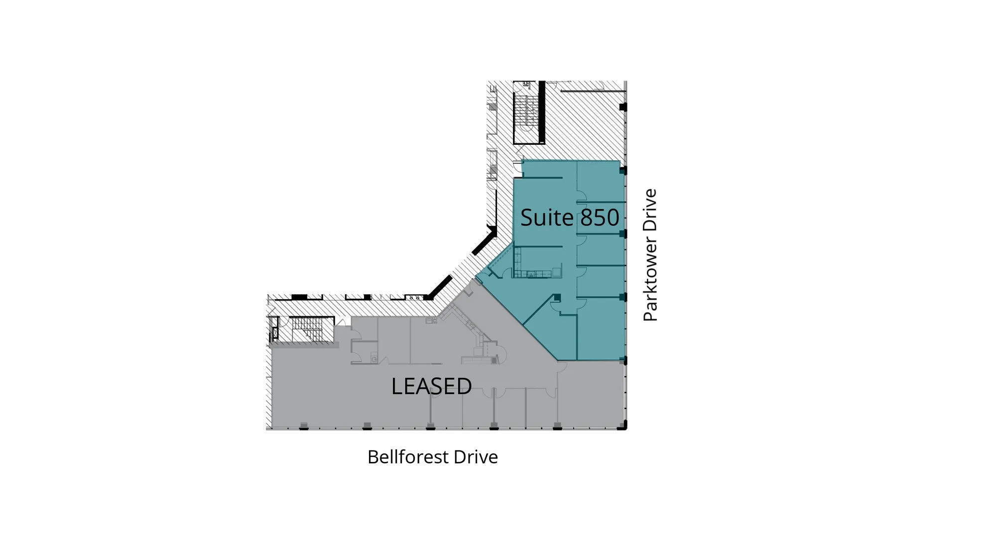 2650 Park Tower Dr, Merrifield, VA à louer Plan d’étage– Image 1 sur 1