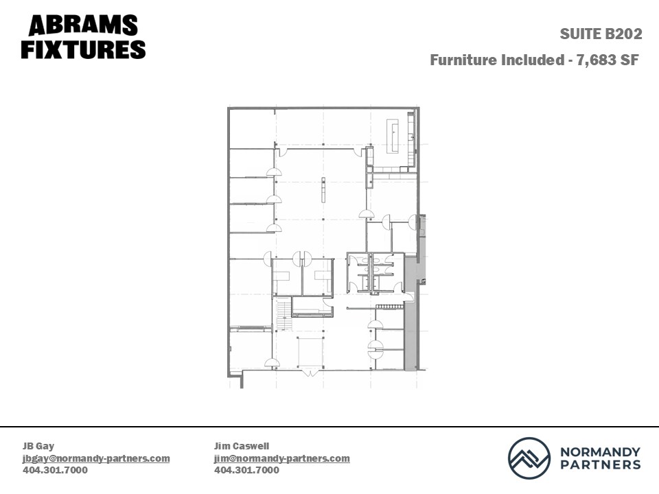 565 Northside Dr, Atlanta, GA à louer Plan d’étage– Image 1 sur 1