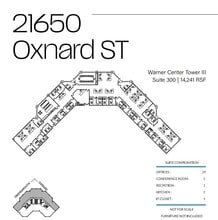 21600 Oxnard St, Woodland Hills, CA à louer Plan d’étage type– Image 1 sur 1