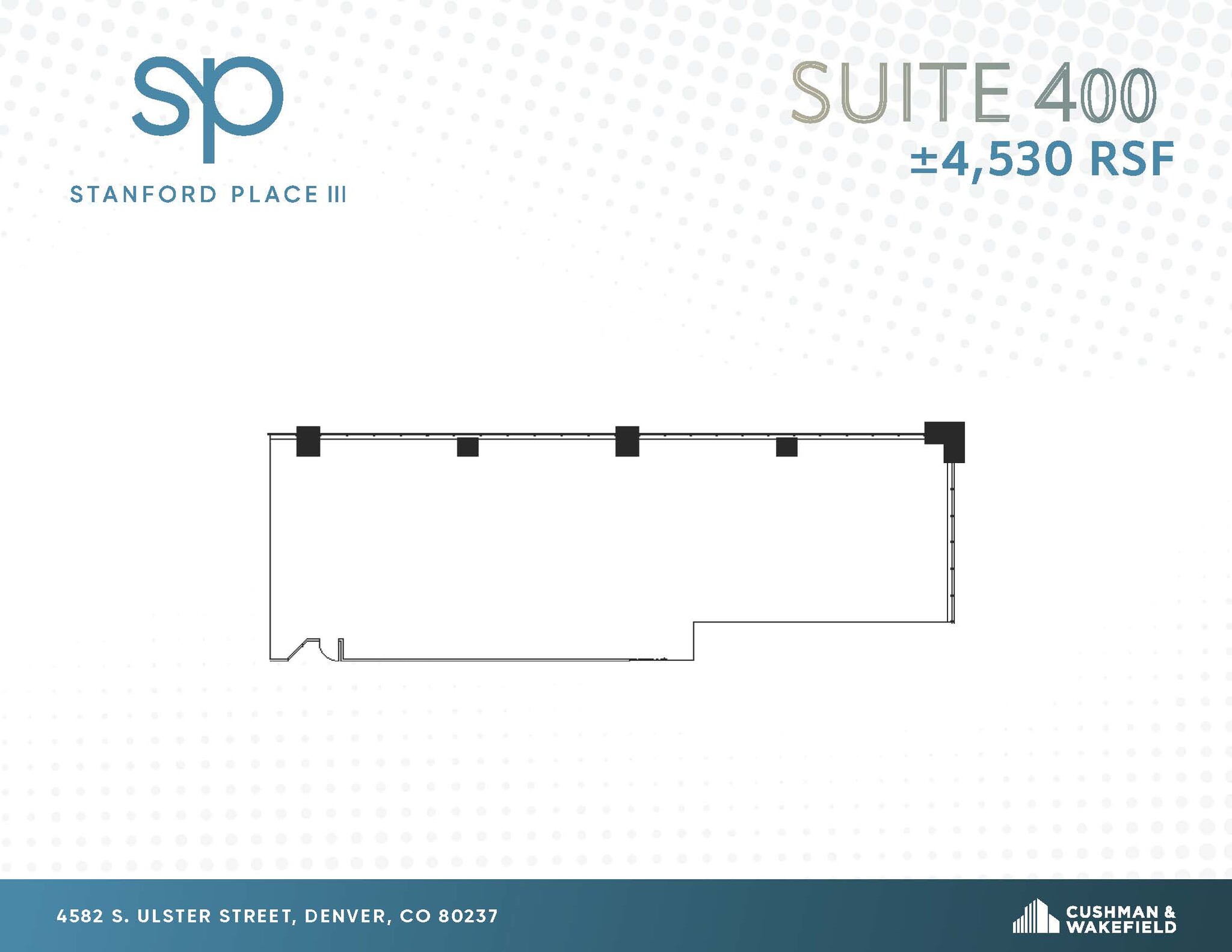 4582 S Ulster St, Denver, CO à louer Plan d’étage– Image 1 sur 1