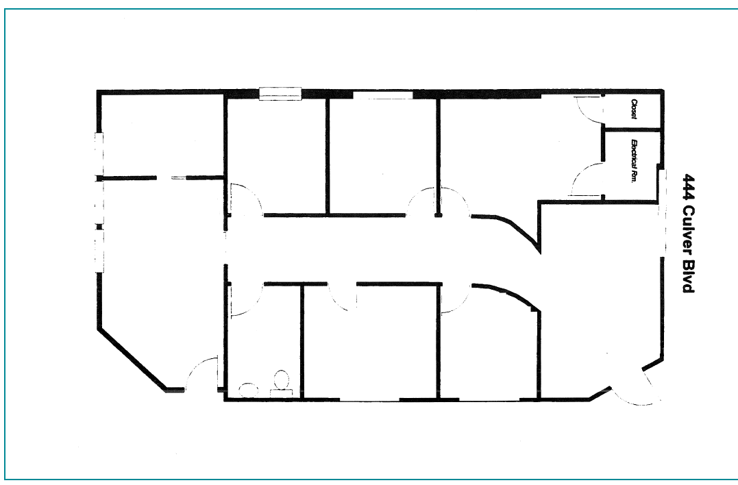 444 Culver Blvd, Playa Del Rey, CA à louer Plan d’étage– Image 1 sur 7