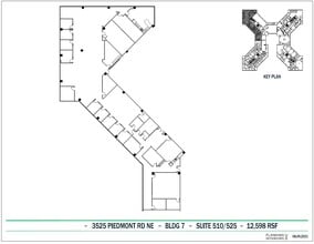 3495 Piedmont Rd NE, Atlanta, GA à louer Plan d’étage– Image 2 sur 2