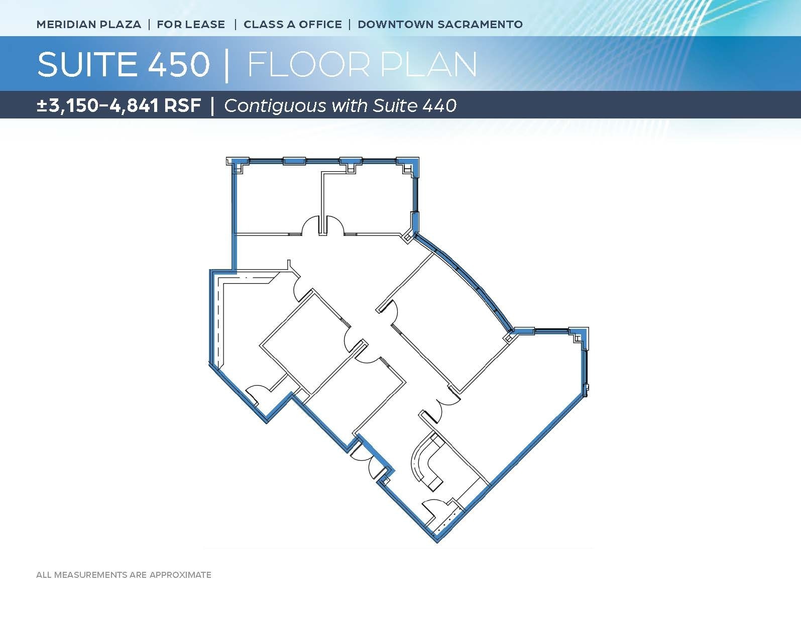1415 L St, Sacramento, CA à louer Plan d’étage– Image 1 sur 2