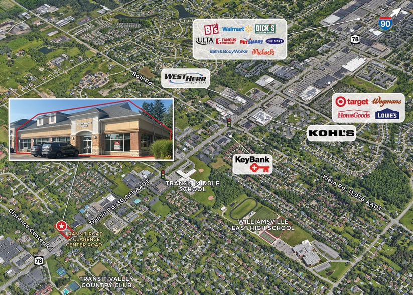 5965 Transit Rd, East Amherst, NY à louer - Aérien – Image 2 sur 3